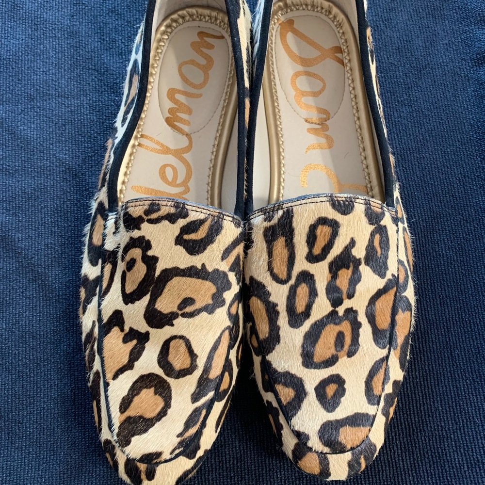 Sam Edelman leopard loafer 8.5 Jordy